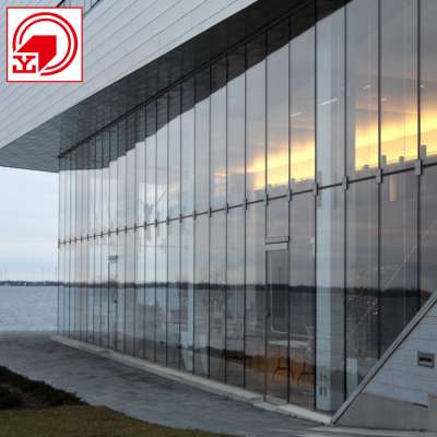 YLJ Aluminium Or Steel Hidden Curtain Wall For Outside Commercial Building Decoration