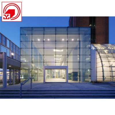 YLJ Fachada Aluminium Frame Glass Curtain Wall For Outside Building Facade For Exterior