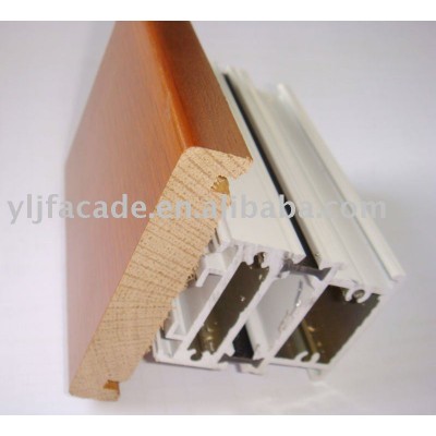 aluminum profile (aluminium wood/ alu wood/ aluminum wood)