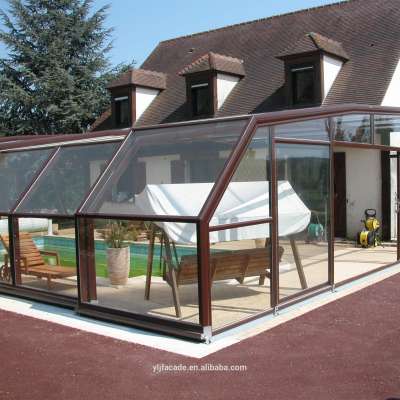 Aluminium Glass Sunroom for Solarium Aluminium and Glass Panels for sale