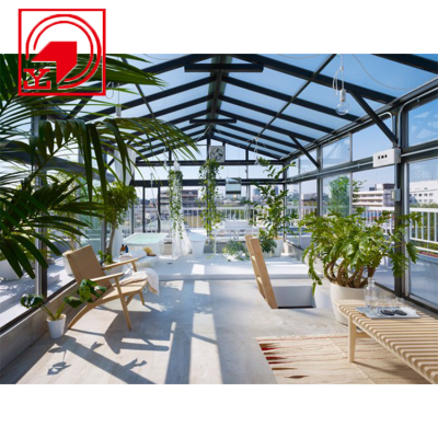 YLJ Outdoor Waterproof Beautiful Design Garden House Aluminum Frame Glass Sunroom